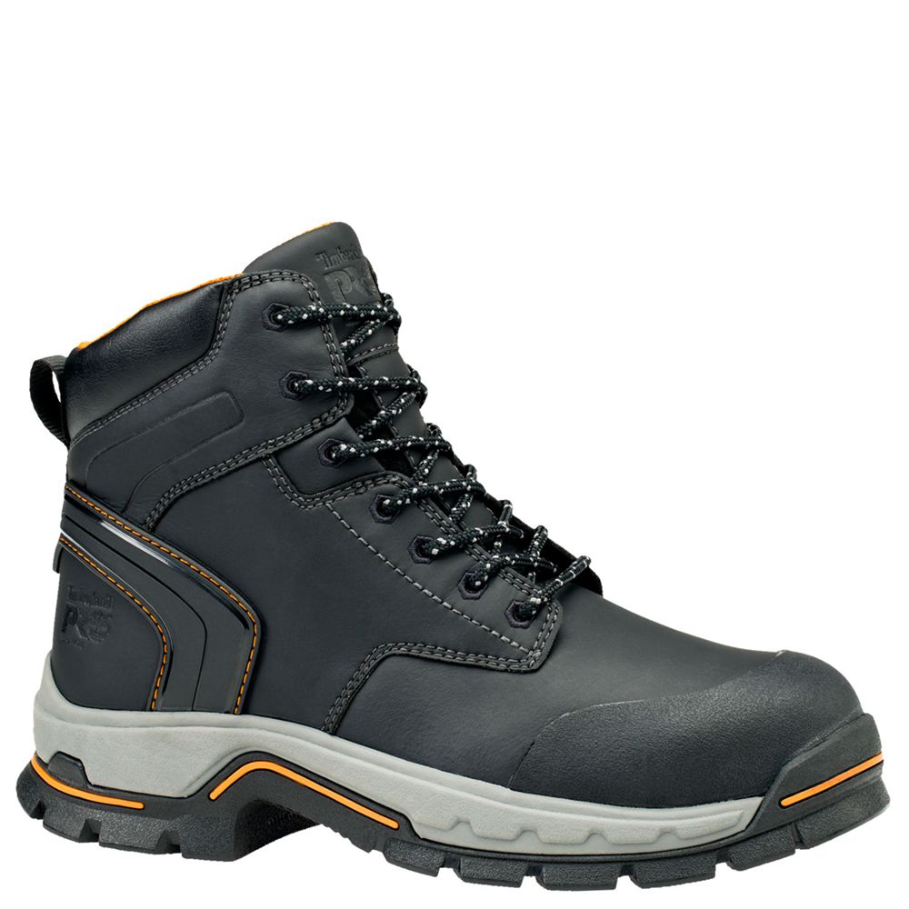 Bocanci De Muncă Timberland Barbati Negrii - Pro® Stockdale 6" Alloy Toe - Romania - NDQKLV570